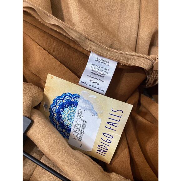 NWT Indigo Free School Girl Pleated Corduroy Light Academia Skirt - Picture 4 of 4